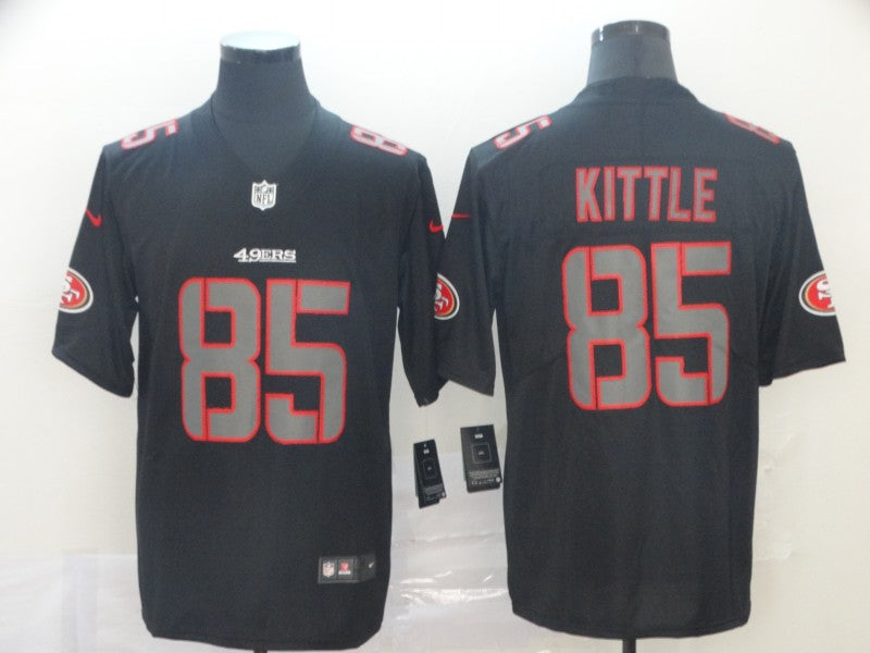 Men's San Francisco 49ers George Kittle #85 Black Alternate Game jersey