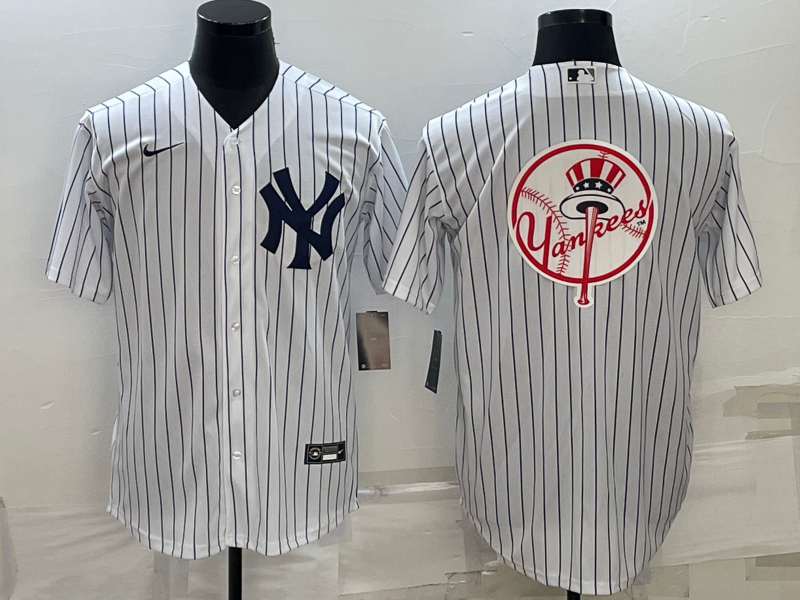 Men's New York Yankees White Home Replica Team jersey