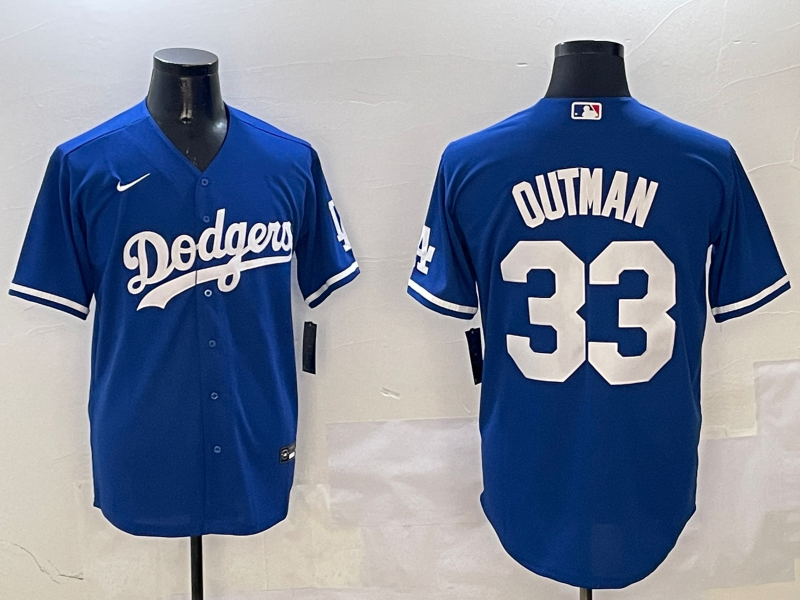 Men's Los Angeles Dodgers James Outman #33 Royal Limited Player jersey