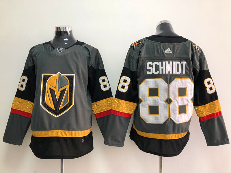 Men's Vegas Golden Knights Nate Schmidt #88 Gray Breakaway Player jersey