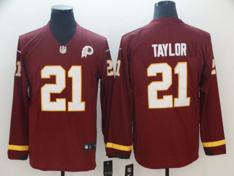 Men's Washington Commanders Sean Taylor #21 Red Authentic Game jersey