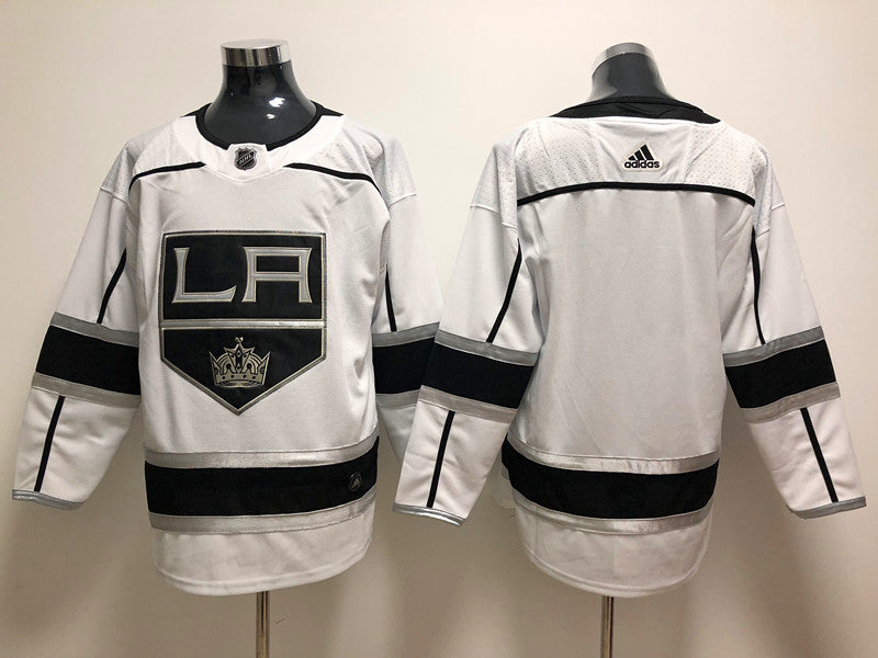 Men's Los Angeles Kings White Breakaway Away Blank jersey