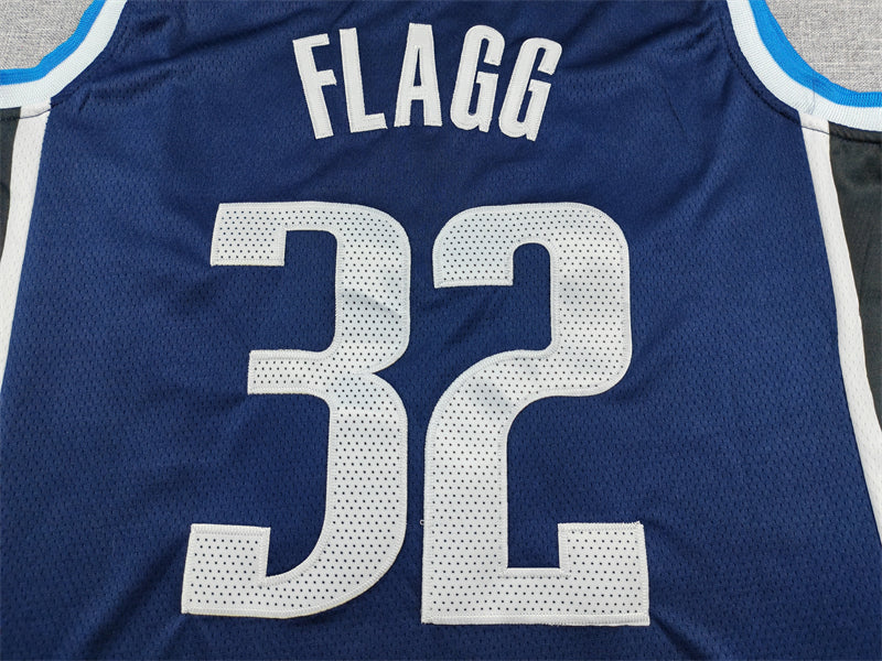 Men's Dallas Mavericks Cooper Flagg #32 Navy 2025 NBA Draft First Round Pick Swingman Jersey - Statement Edition