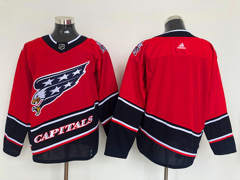 Men's Washington Capitals Red Breakaway Player Game Blank jersey