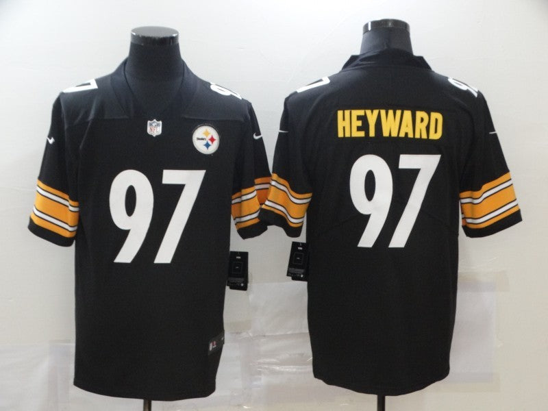 Men's Pittsburgh Steelers Cameron Heyward #97 Black Game jersey