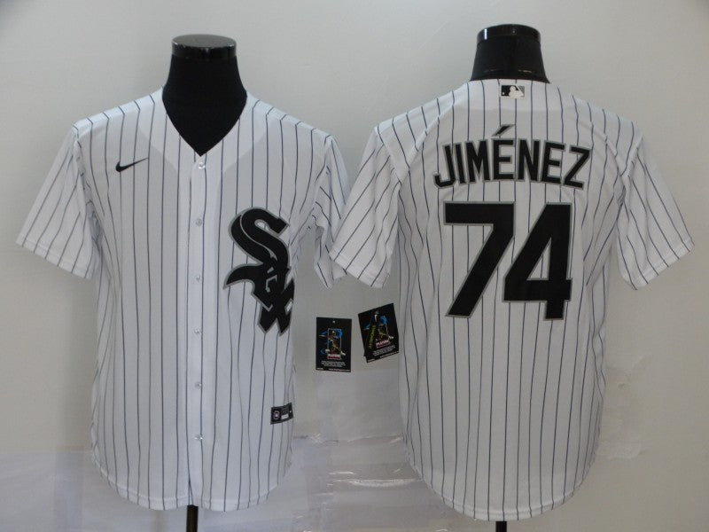 Men's Chicago White Sox Eloy Jimenez #74 White Replica Baseball jersey