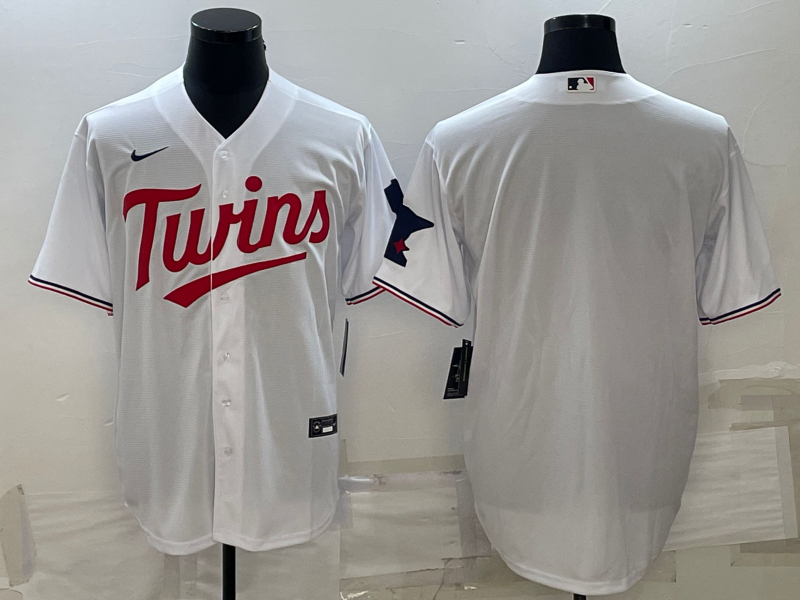 Men's Minnesota Twins White Home Replica Team Blank jersey