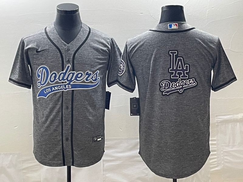 Men's Los Angeles Dodgers Gray Joint Edition Team jersey