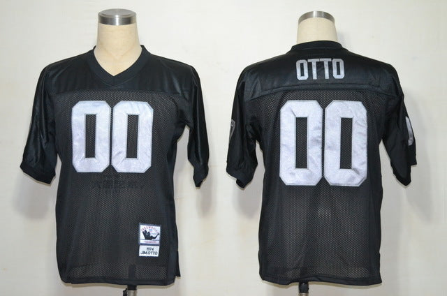 Men's Oakland Raiders Jim Otto Mitchell & Ness Black Legacy Replica jersey