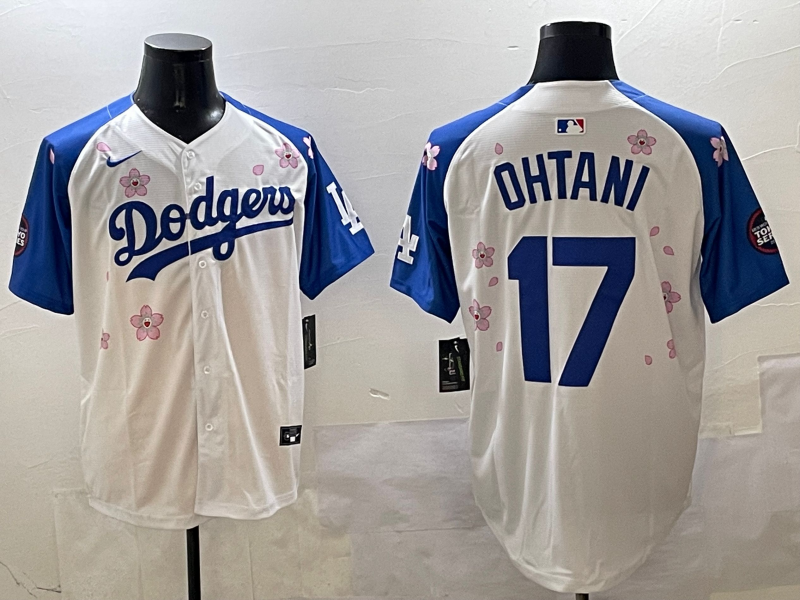 Men's Los Angeles Dodgers Shohei Ohtani White Team Game jersey