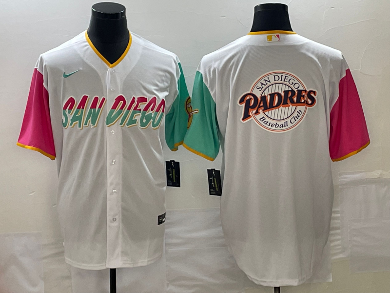 Men's San Diego Padres White City Connect Replica Player jersey