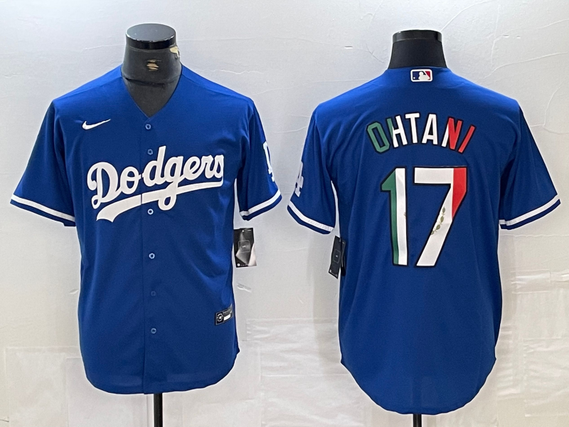 Men's Los Angeles Dodgers Shohei Ohtani Blue Player jersey
