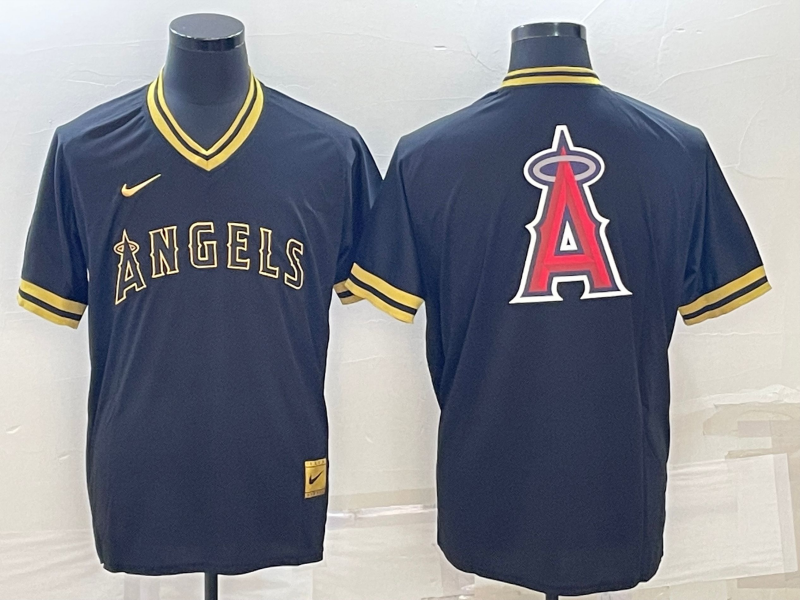 Men's Los Angeles Angels Black Alternate Replica Team jersey