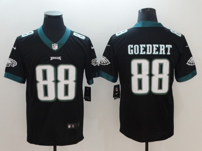 Men's Philadelphia Eagles Dallas Goedert #88 Black Game jersey