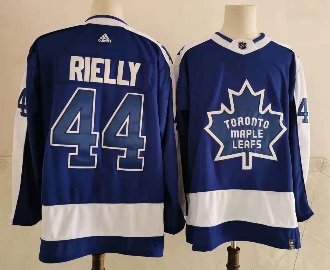 Men's Toronto Maple Leafs Morgan Rielly #44 Blue Breakaway Player jersey