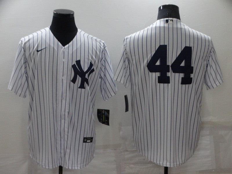 Men's New York Yankees Reggie Jackson #44 White Replica Player Name jersey