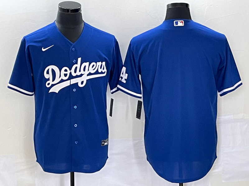 Men's Los Angeles Dodgers Royal Replica Blank jersey