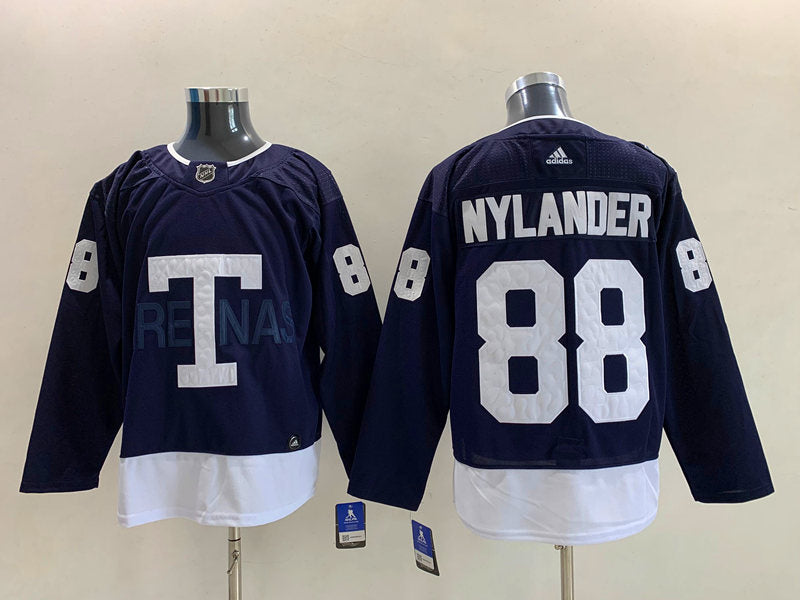 Men's Toronto Maple Leafs William Nylander #88 Blue Game jersey