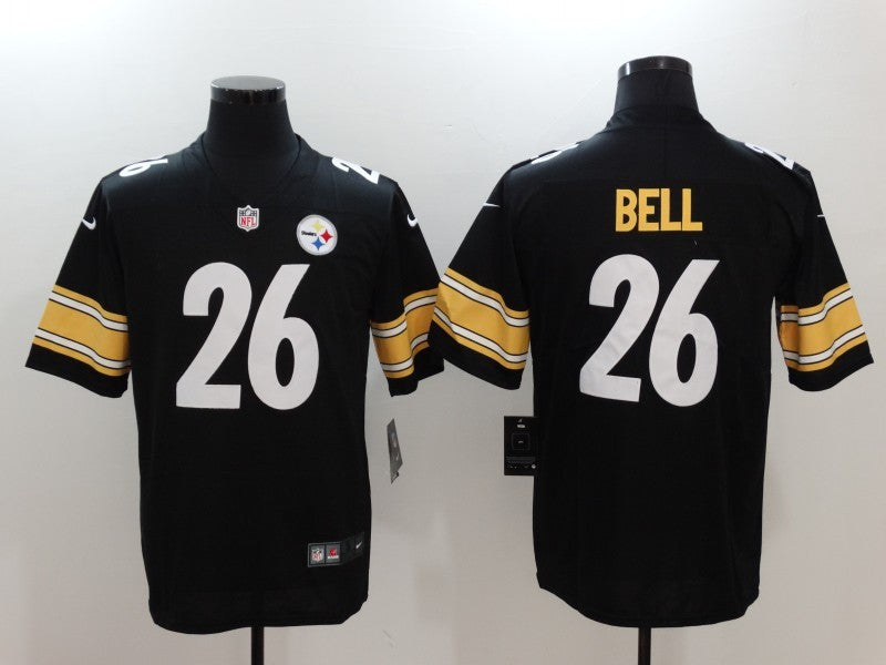 Men's Pittsburgh Steelers LeVeon Bell #26 Black Game jersey