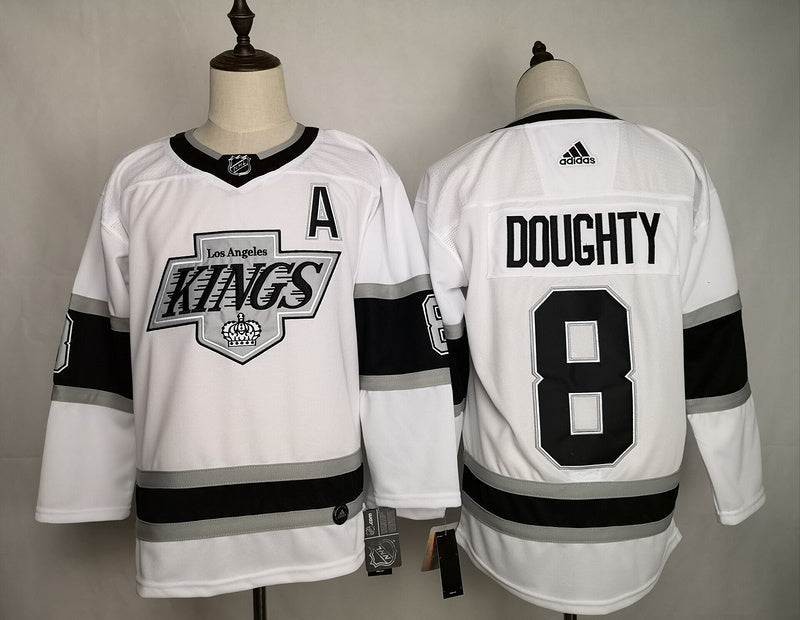 Men's Los Angeles Kings Drew Doughty #8 White Breakaway Player jersey