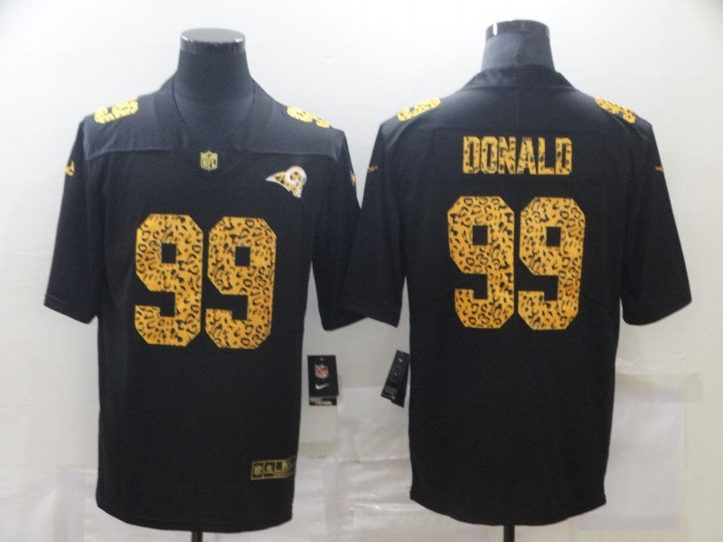 Men's Los Angeles Rams #99 Aaron Donald Black Alternate Game jersey