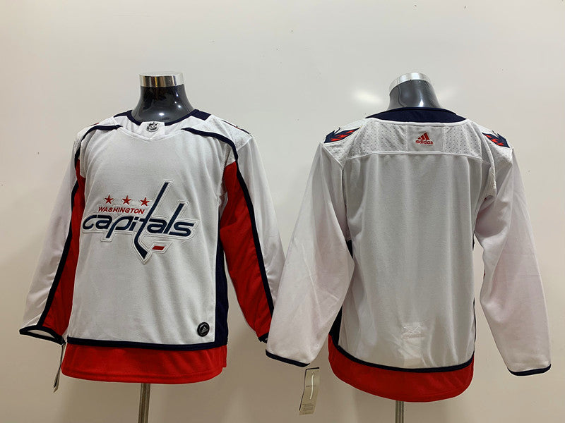 Men's Washington Capitals White Breakaway Away Blank jersey