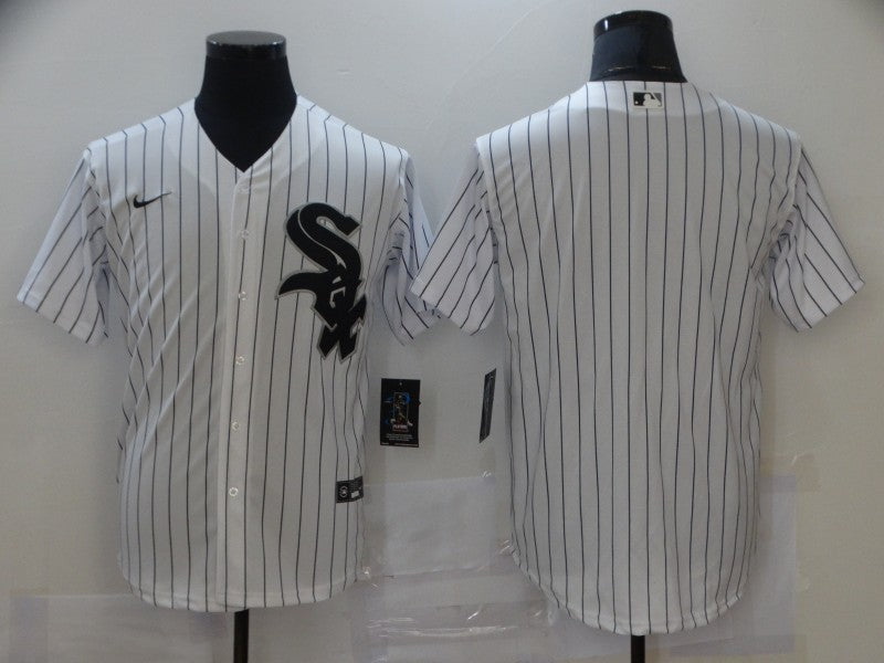 Men's Chicago White Sox White Home Replica Blank jersey
