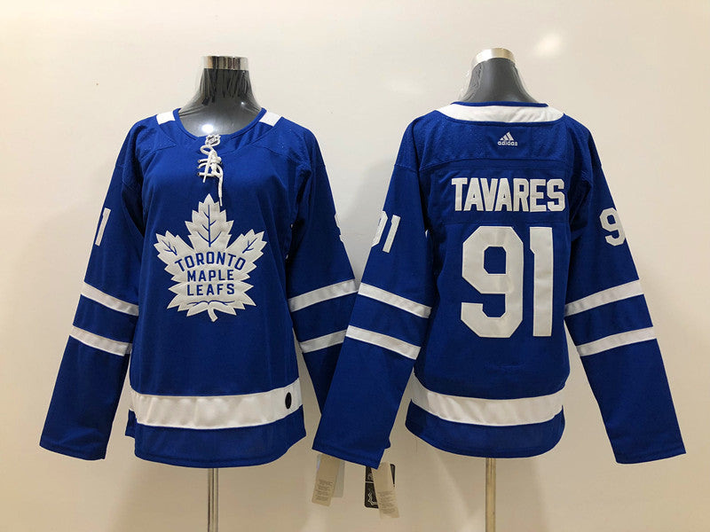 Men's Toronto Maple Leafs John Tavares #91 Blue Authentic Player jersey