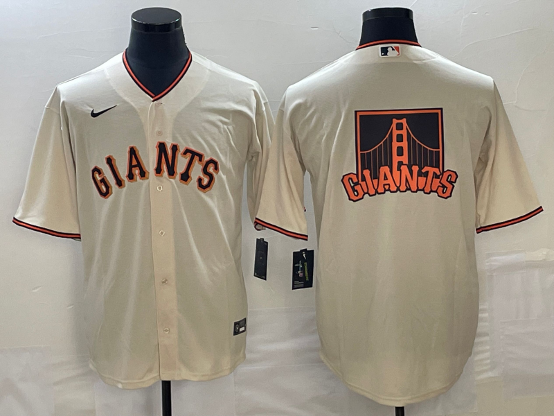 Men's San Francisco Giants Cream Home Replica Player jersey