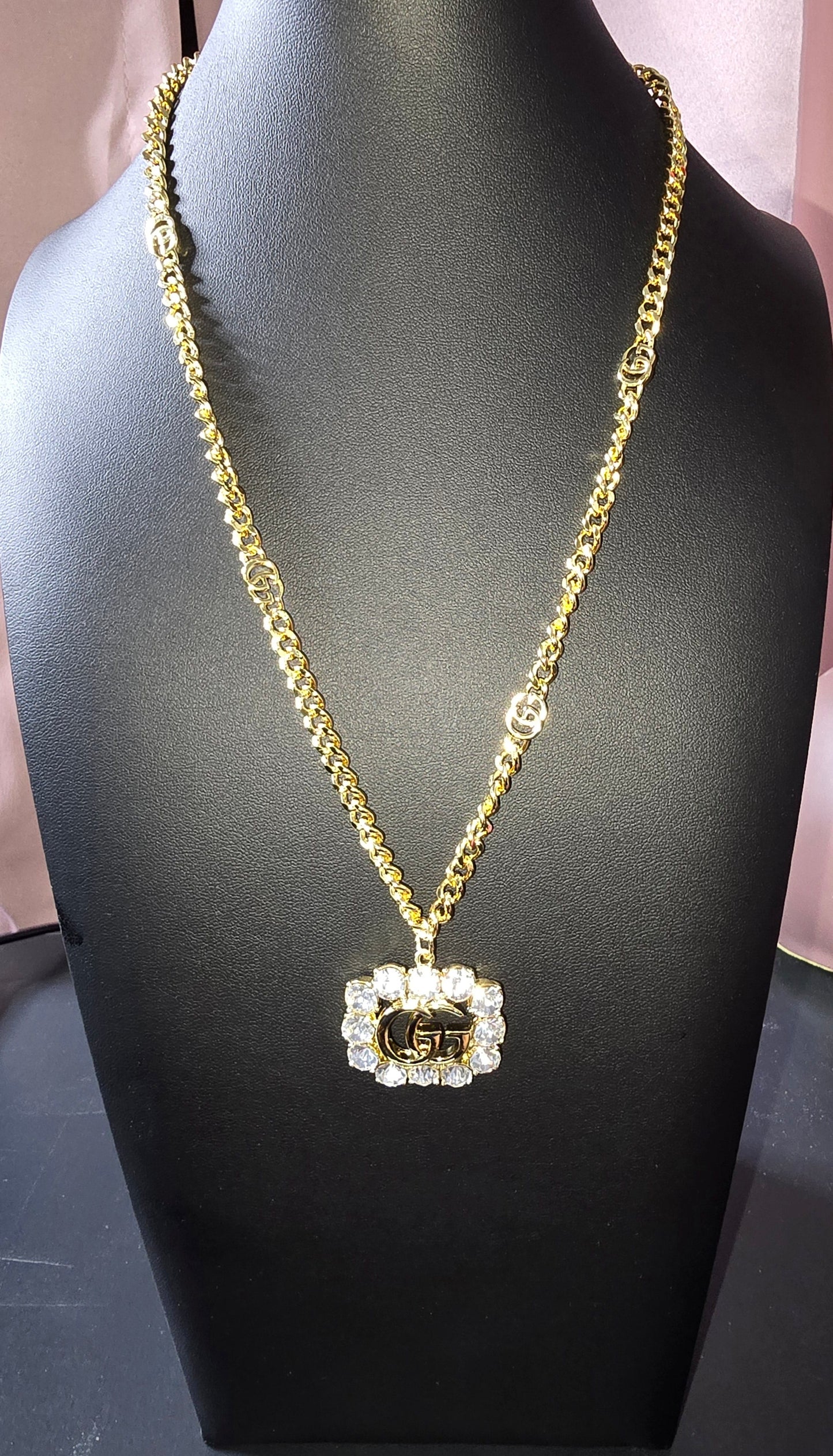 Gold bling GG Necklace