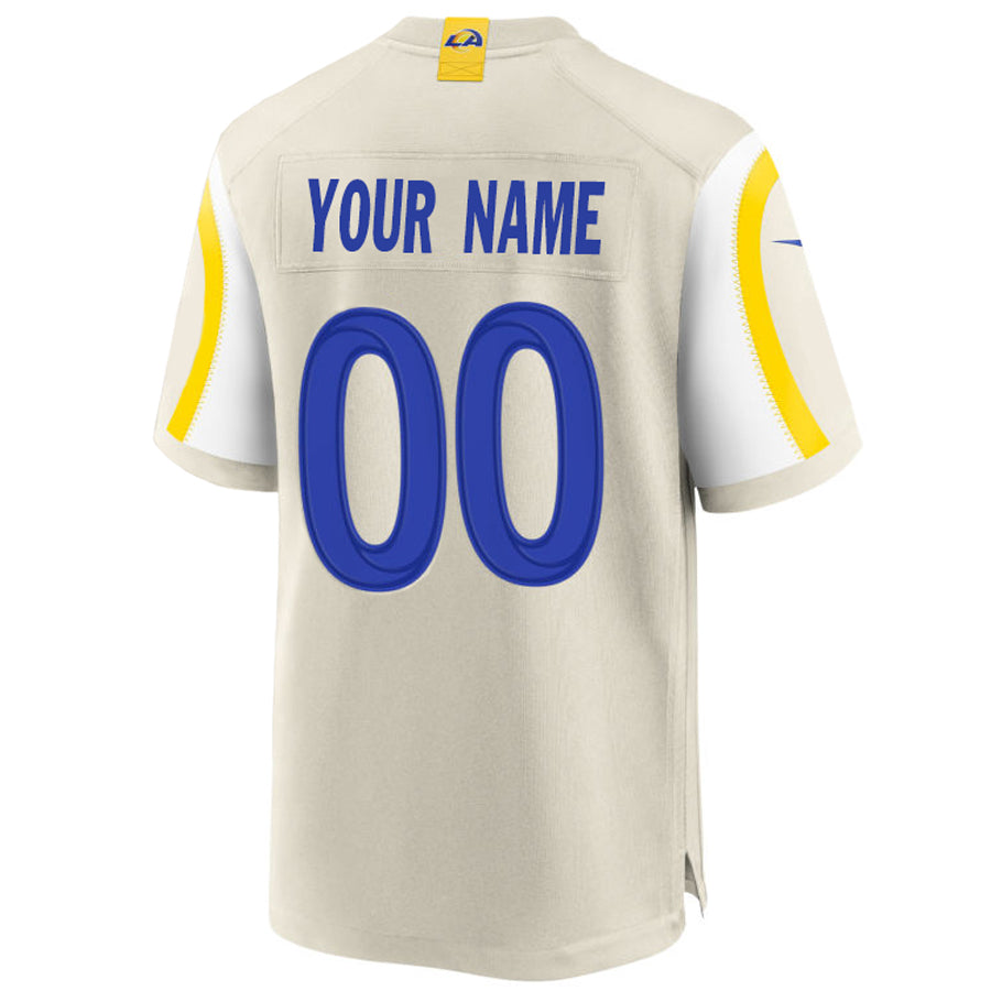 Custom LA.Rams Bone Vapor Elite Football Jerseys -American Stitched Football Jerseys