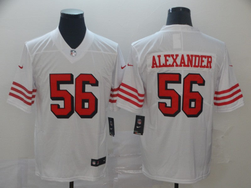 Men's San Francisco 49ers Kwon Alexander #56 White Game Player jersey