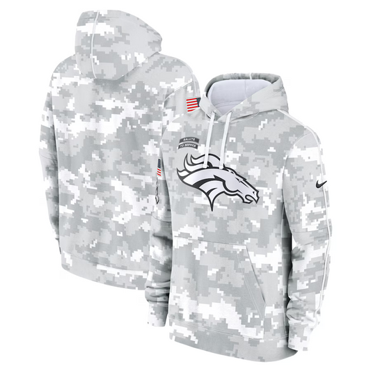 Men's Denver Broncos Arctic Camo 2024 Salute to Service Club Fleece Pullover Hoodie1