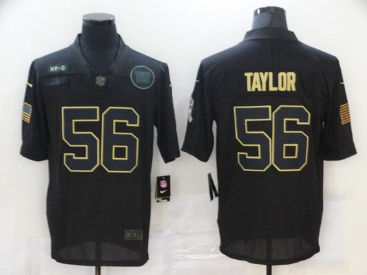 Men's New York Giants Lawrence Taylor #56 Black Player Game jersey