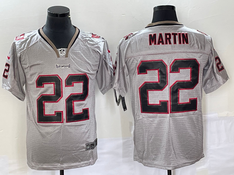 Men's Tampa Bay Buccaneers Doug Martin #22 Gray Game jersey
