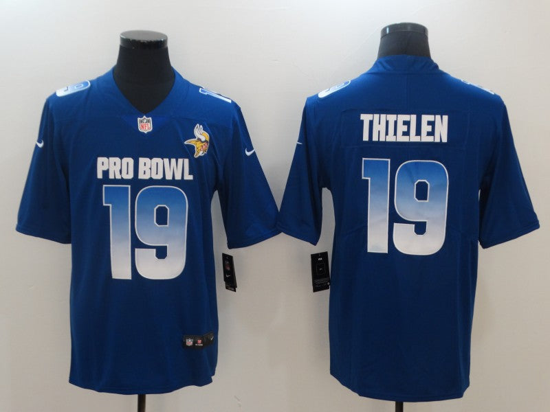 Men's Minnesota Vikings Adam Thielen #19 Blue Game jersey