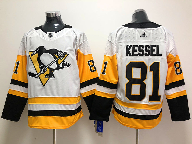 Men's Pittsburgh Penguins Phil Kessel #81 White Player Game jersey