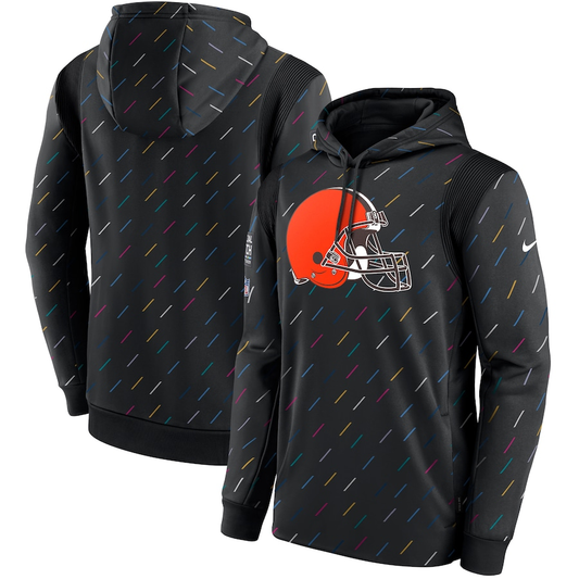 Men's Cleveland Browns NFL 2021 Salute to Service Hoodie1 Black