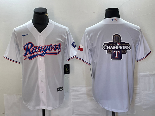 Men's Texas Rangers White Home Game jersey