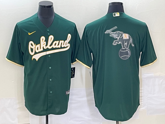 Men's Oakland Athletics Kelly Green Alternate Replica Game jersey