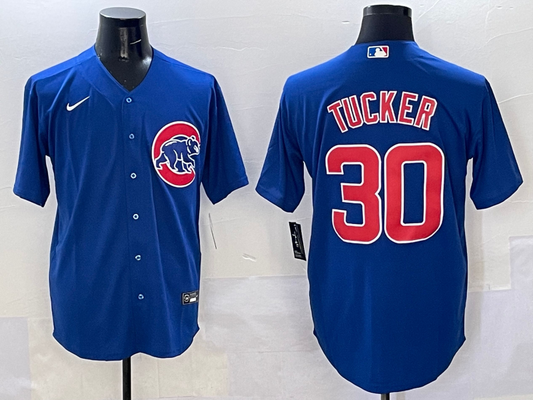 Men's Chicago Cubs Kyle Tucker #30 Royal Limited Player Jersey