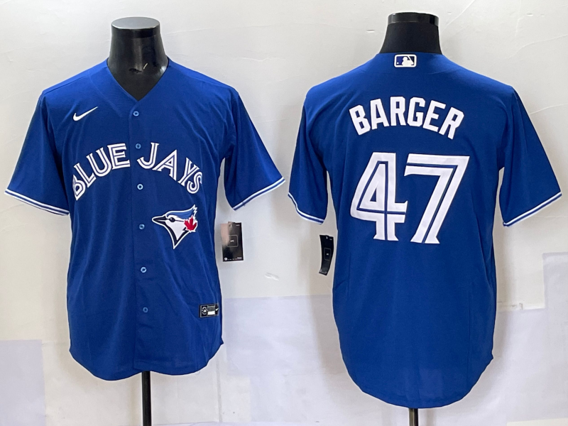 Men's Toronto Blue Jays Addison Barger #47 Royal Replica Player Jersey