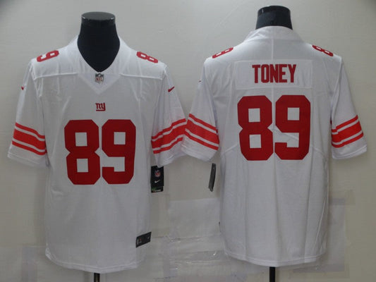 Men's New York Giants Kadarius Toney #89 White Game jersey