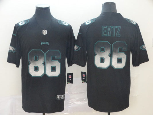 Men's Philadelphia Eagles #86 Zach Ertz Black Game jersey