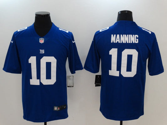 Men's New York Giants Eli Manning #10 Blue Game Player jersey