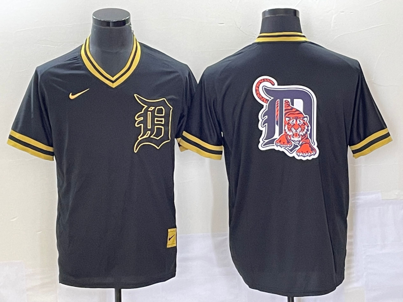 Men's Detroit Tigers Black Replica Team jersey