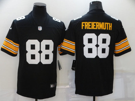 Men's Pittsburgh Steelers Pat Freiermuth #88 Black Player Game jersey