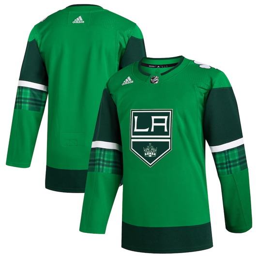 Men's Los Angeles Kings Kelly Green 2023 St. Patrick's Day Primegreen Authentic Blank jersey