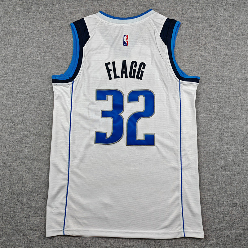 Men's Dallas Mavericks Cooper Flagg #32 White 2025 NBA Draft First Round Pick Swingman Jersey - Association Edition