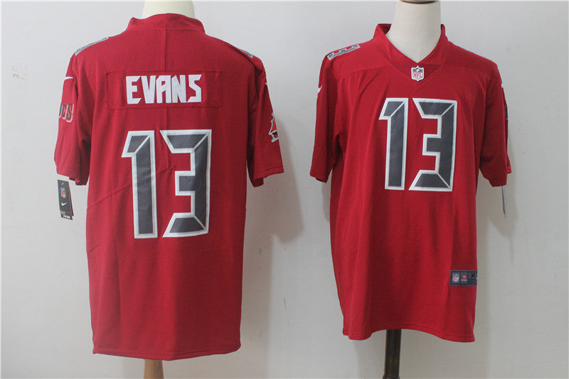 Men's Tampa Bay Buccaneers Mike Evans #13 Red Alternate Game jersey